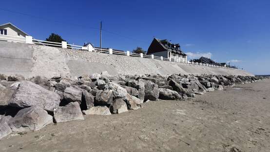 Front de mer du Crotoy (France)