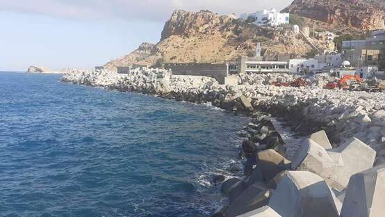 Littoral de Korbous (Tunisie)