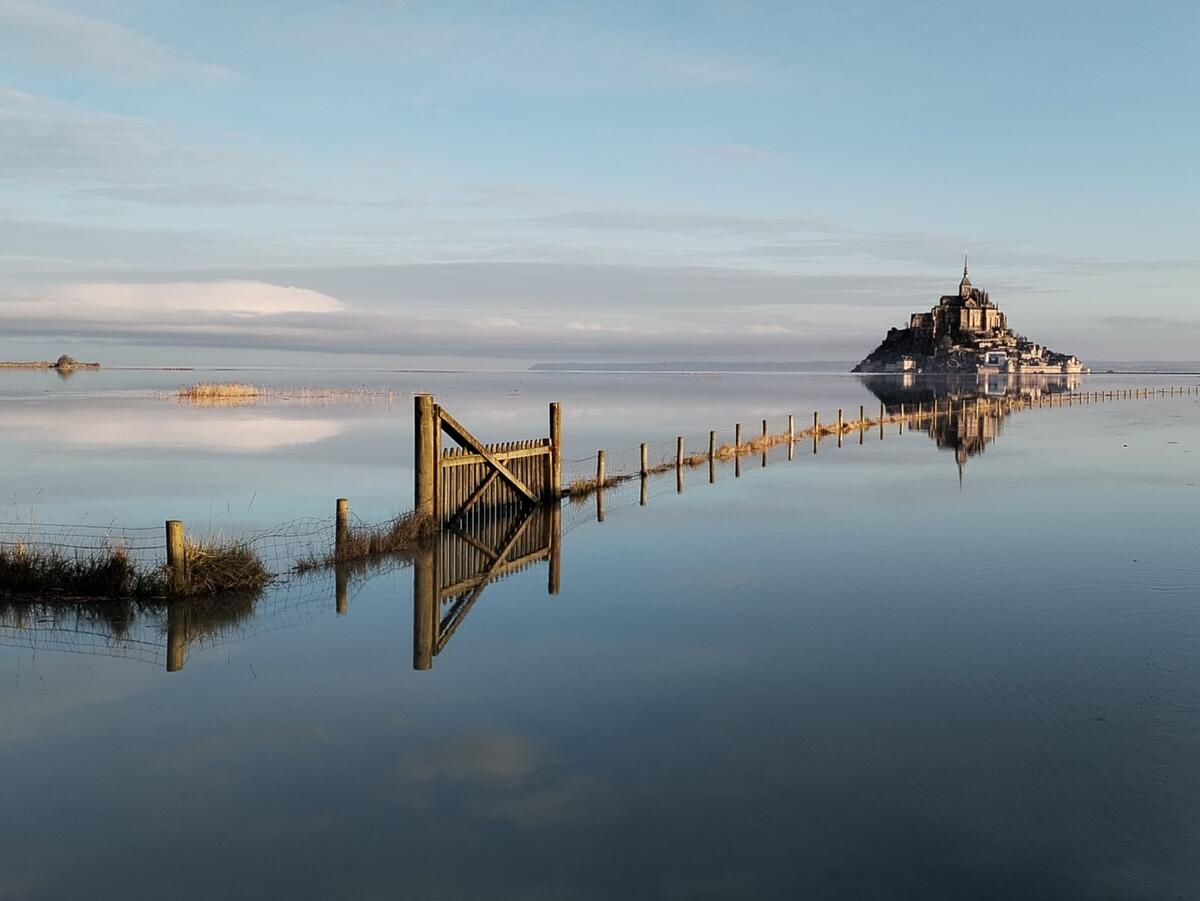 Rétablissement du caractère maritime du Mont-Saint-Michel : 2024 | Artelia