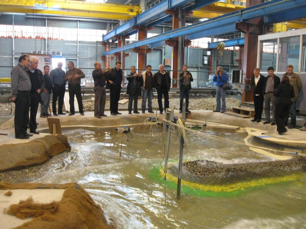 Visite du modèle par le Maître d'Ouvrage et ses partenaires | Artelia