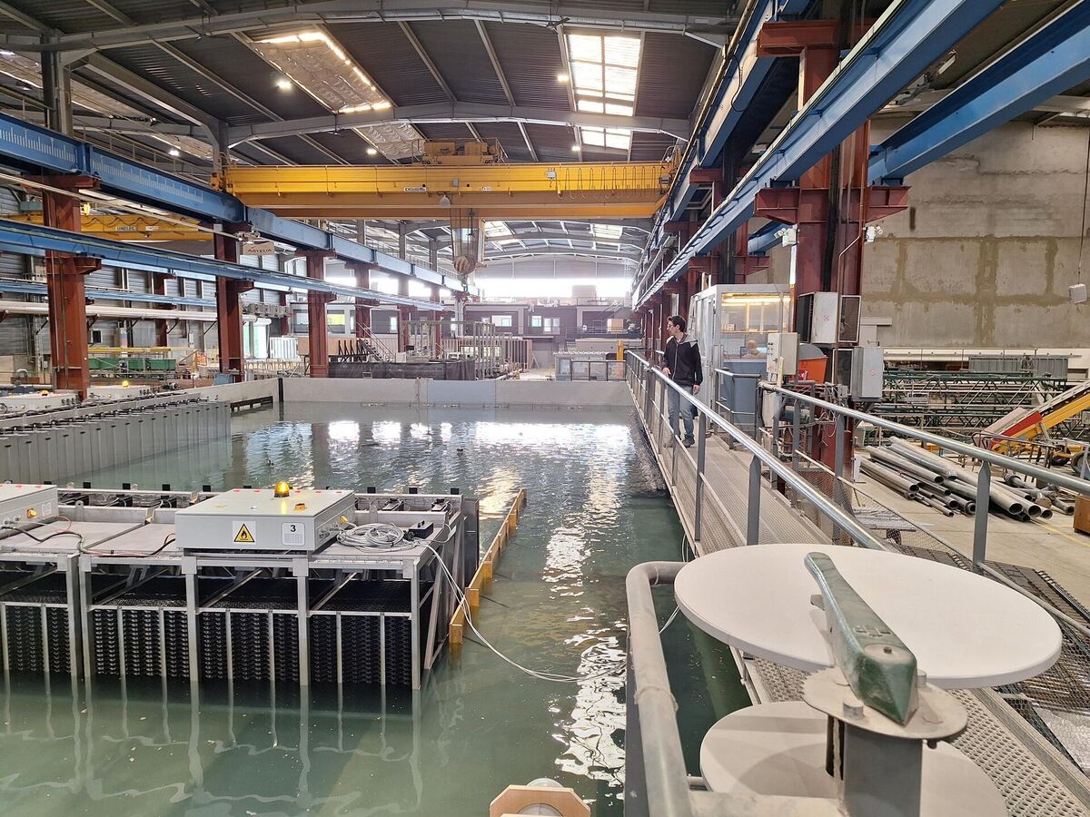 Bassin d'essai PV flottant | Artelia hydraulique