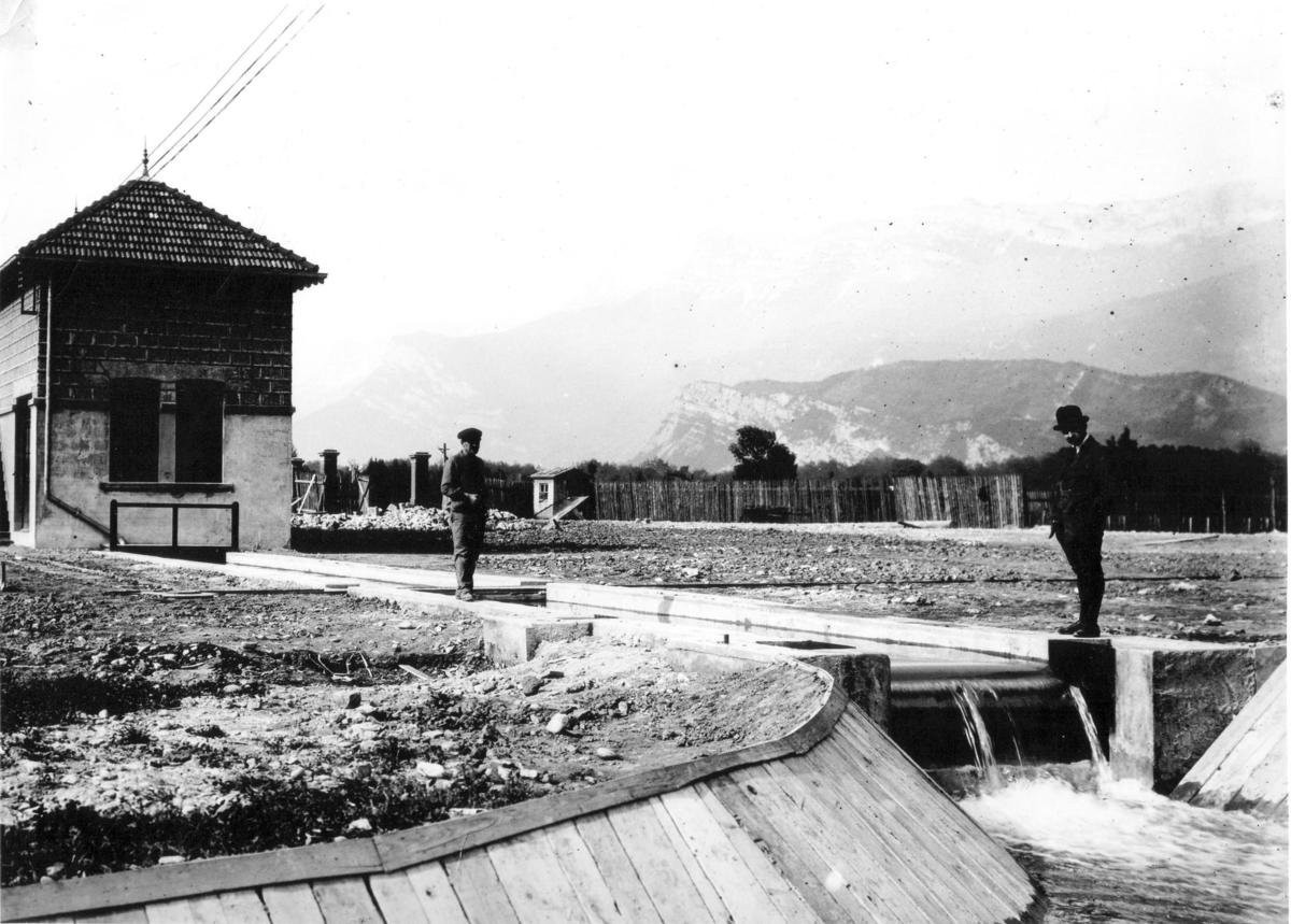 Première station d'essais de Neyrpic sur le site de Beauvert.