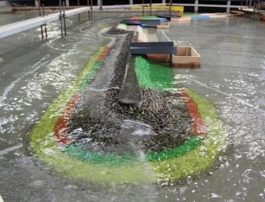 Tests de stabilité en bassin à houle | Artelia