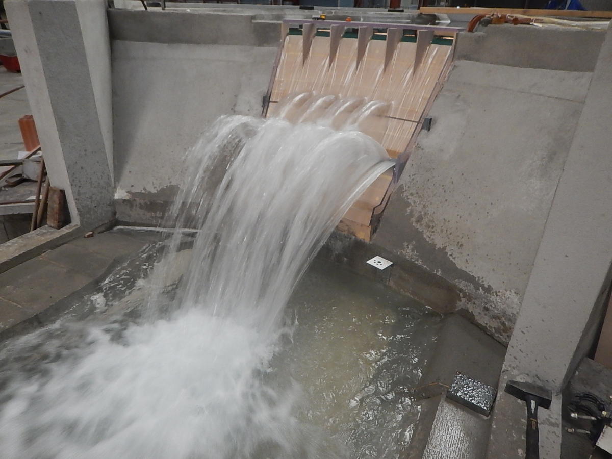 Optimisation de la dissipation d'énergie en pied de l'évacuateur de crues du barrage de Janneh (Liban) | Artelia Hydraulique